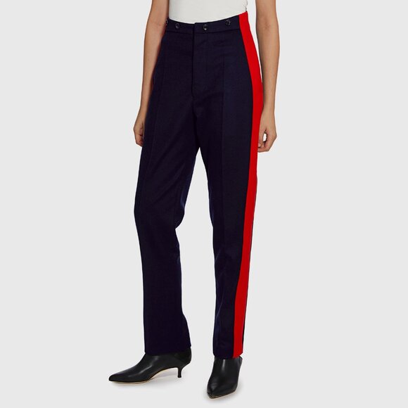 Joseph "Annum" Wool Pants with Red Stripe, size 38 (fits like slim size 4) - Picture 3 of 14